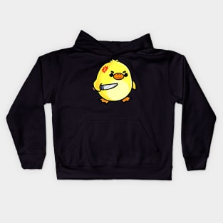 cute and deadly chick Kids Hoodie